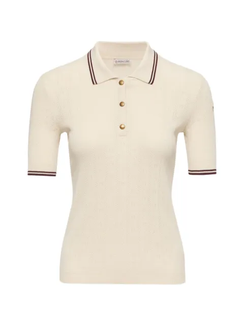 Moncler striped polo shirt