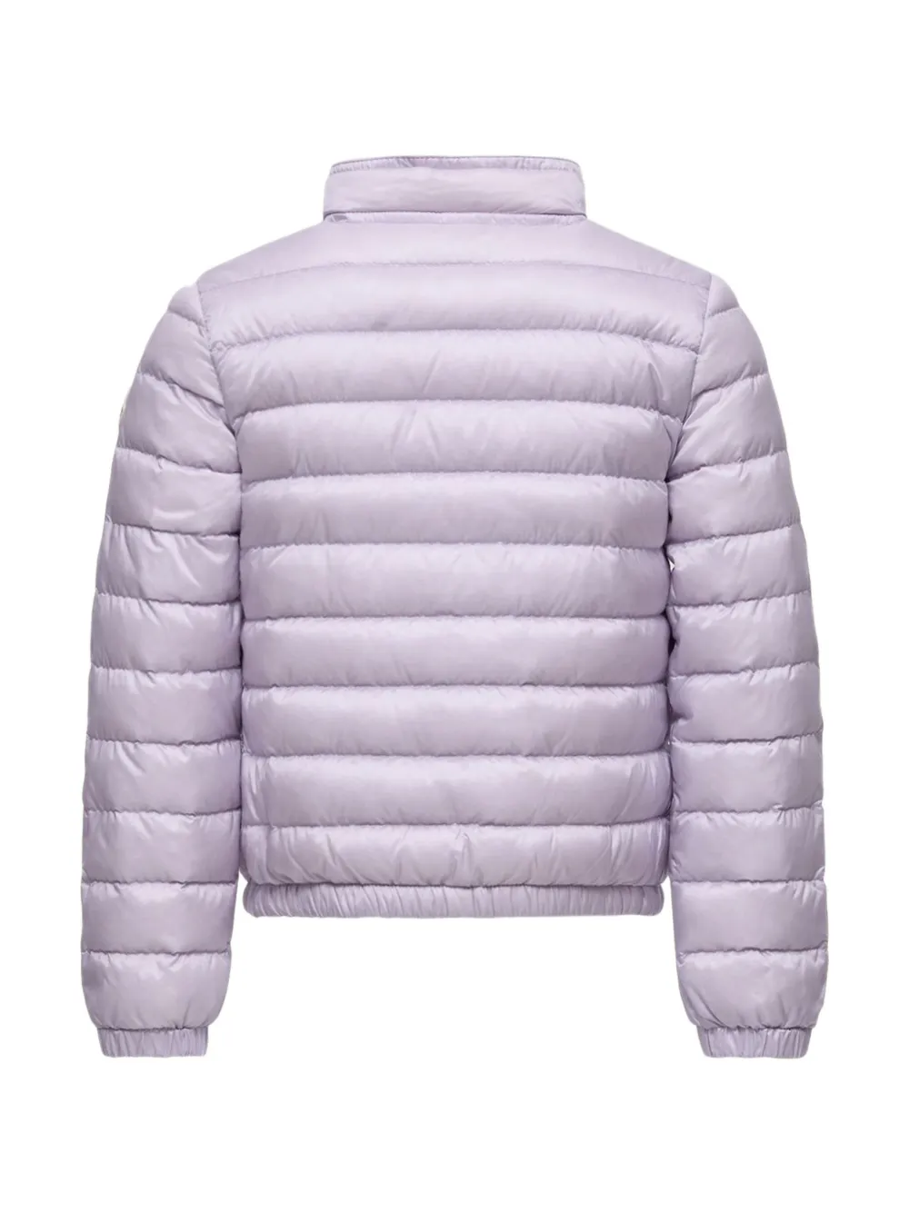Moncler Enfant Lans donsjack met drukknoop Paars