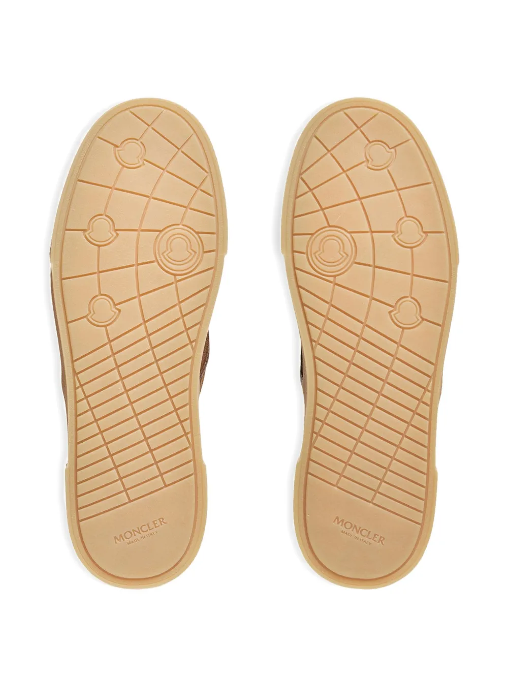 Moncler Suède sneakers Bruin