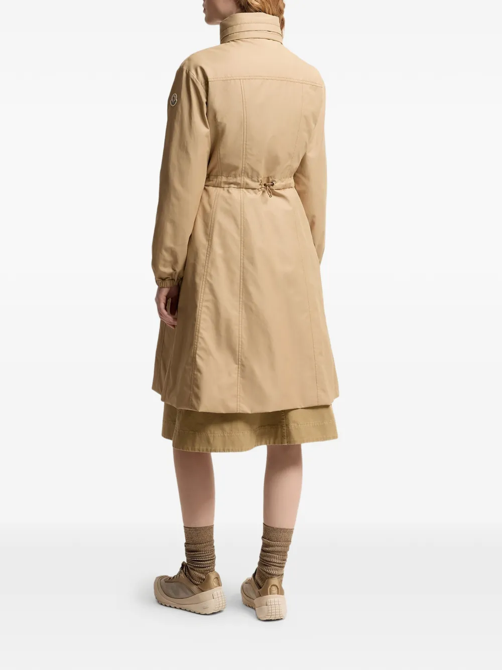 Moncler Rhododendron parka met capuchon Beige