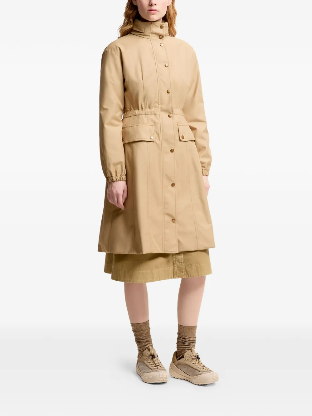  Moncler Parka Rhododendron Con Capucha - Neutro 