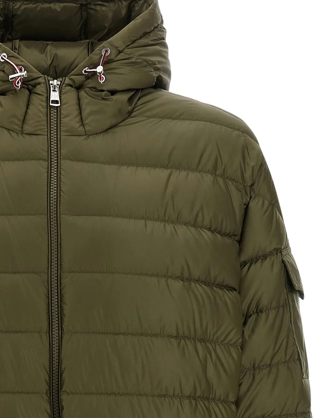 Moncler Oahu jas met verstelbare capuchon en rits Groen