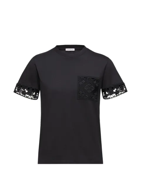Moncler lace-trim T-shirt