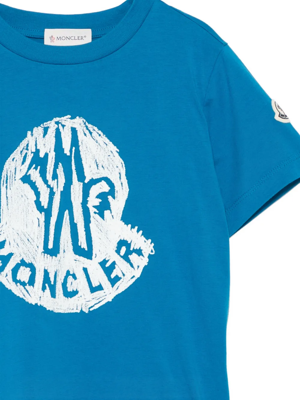  Moncler Enfant Printed T-shirt - Blue 