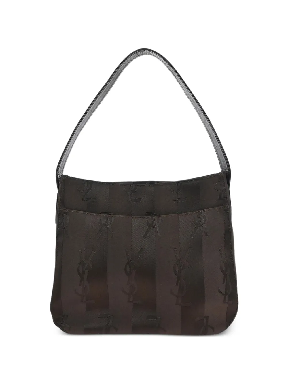 Saint Laurent Pre-Owned Borsa tote con monogramma 1990-2000 - Marrone