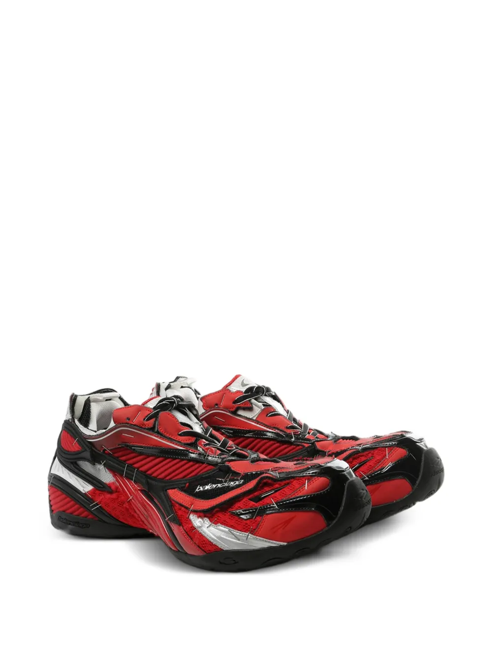 Balenciaga Gestreepte sneakers Rood