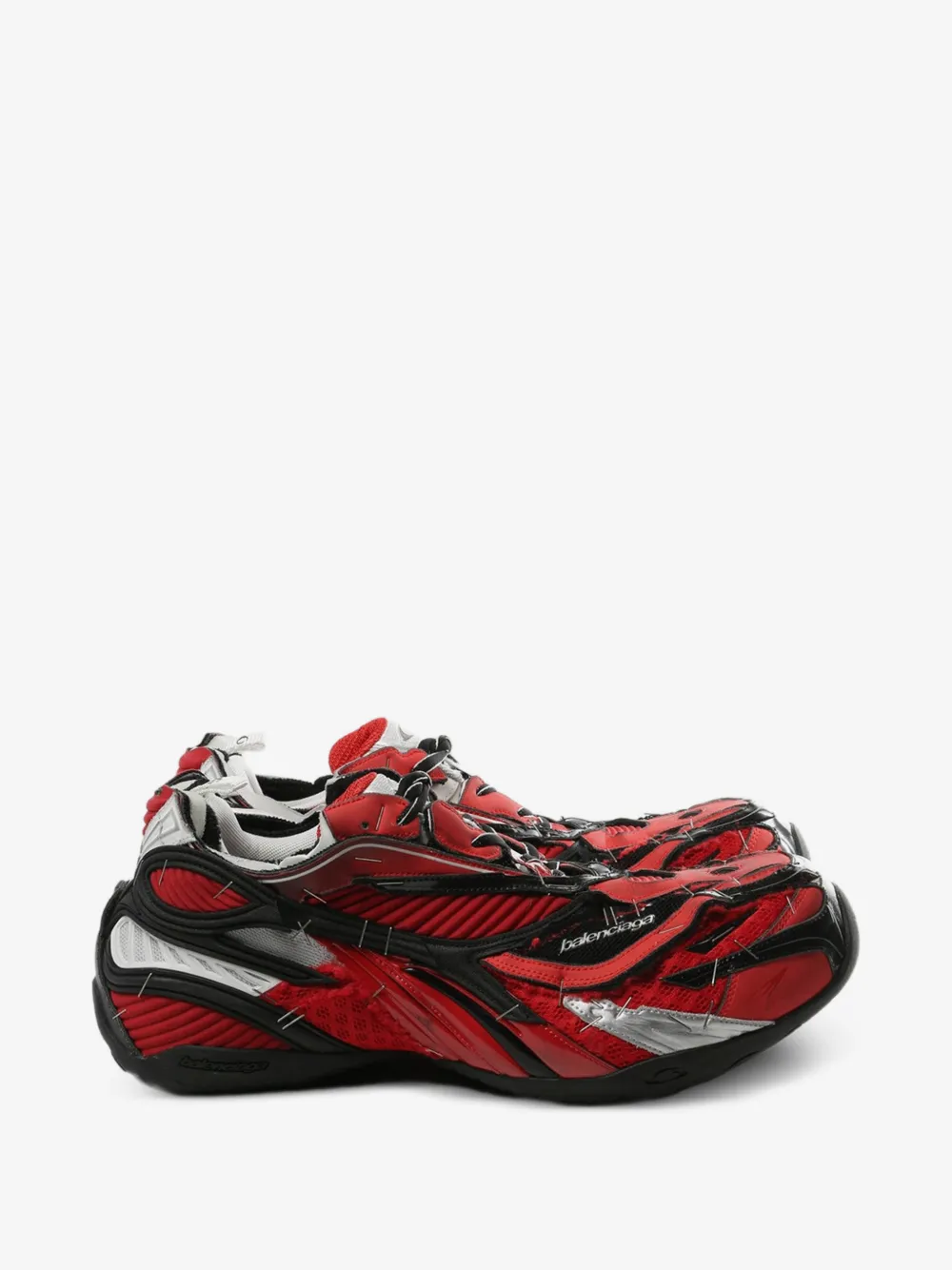 Balenciaga striped sneakers | Red | Image 1