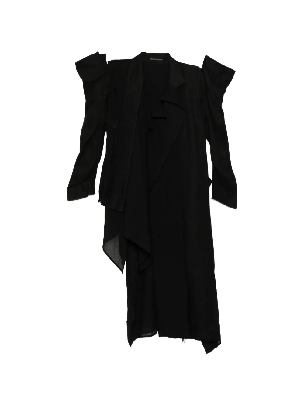 Yohji Yamamoto Cappotto doppiopetto - Nero