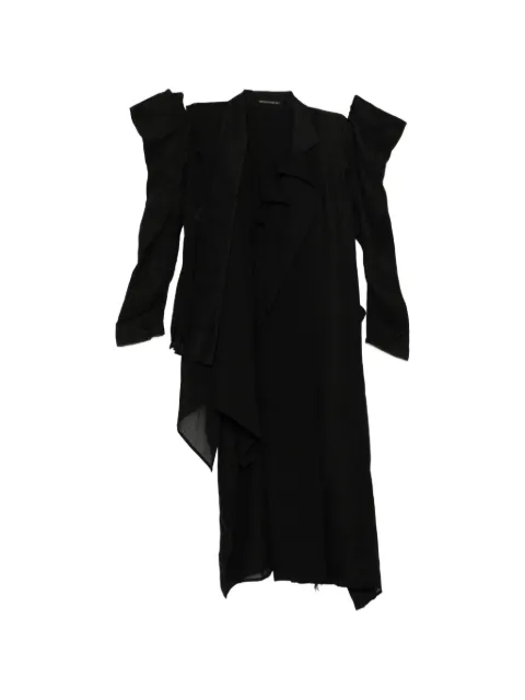 Yohji Yamamoto manteau à design superposé