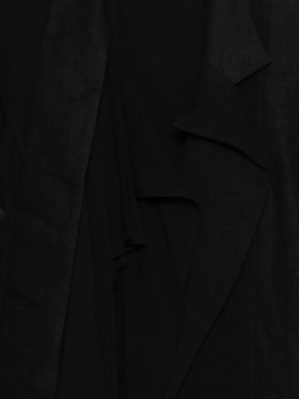 Yohji Yamamoto Jas met dubbele mesh Zwart