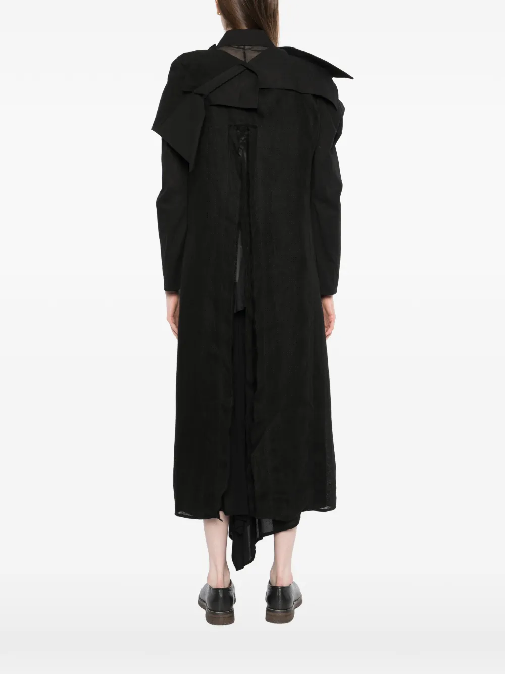 Yohji Yamamoto Jack met franje Zwart