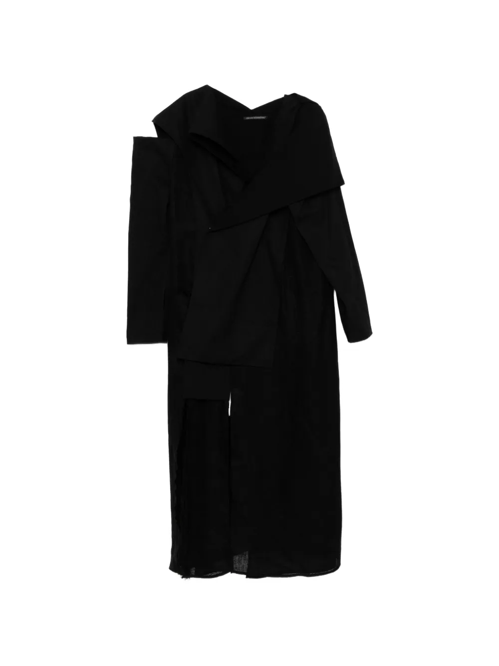 Yohji Yamamoto Giacca con frange - Nero