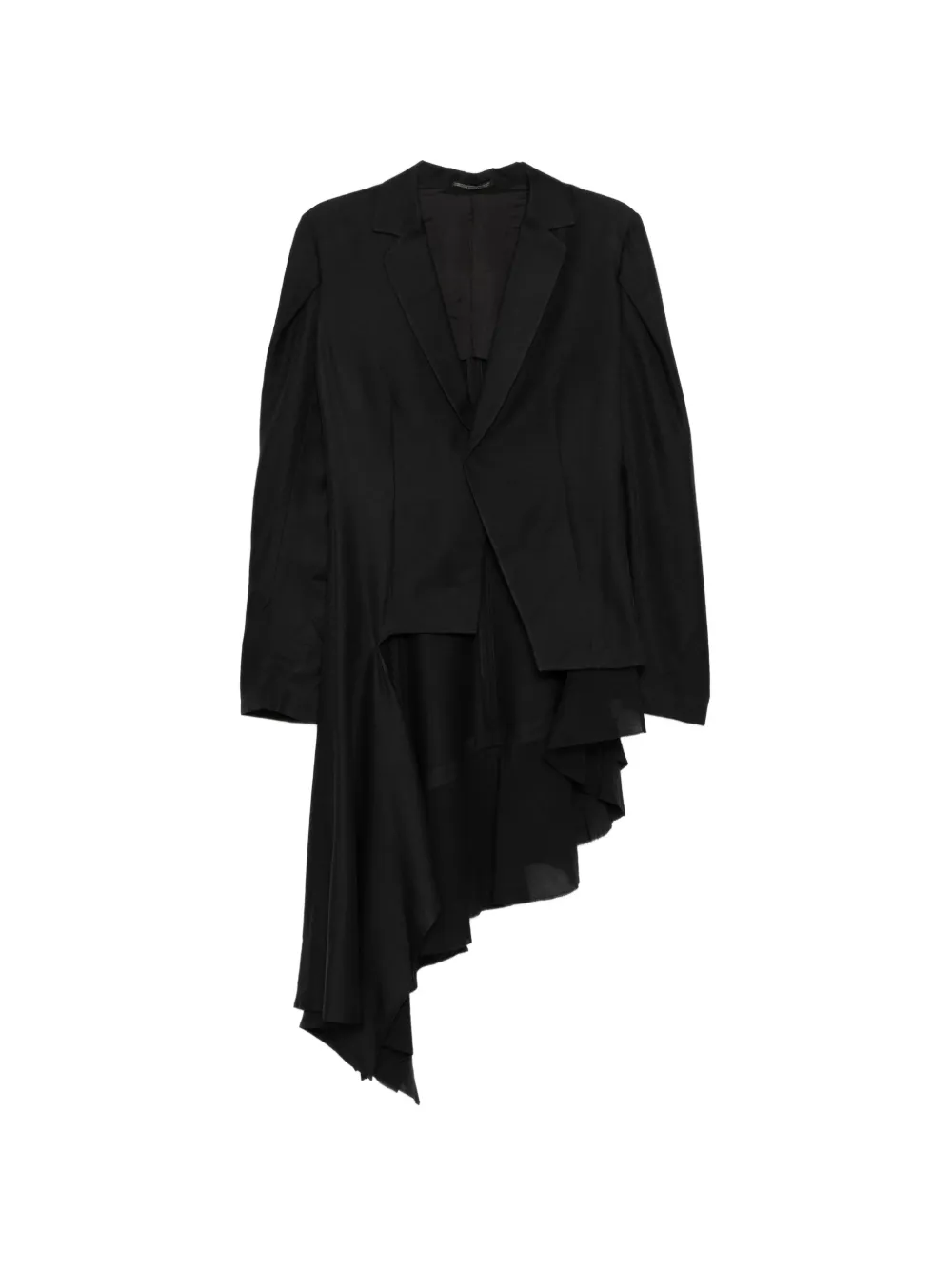 Yohji Yamamoto Giacca asimmetrica - Nero