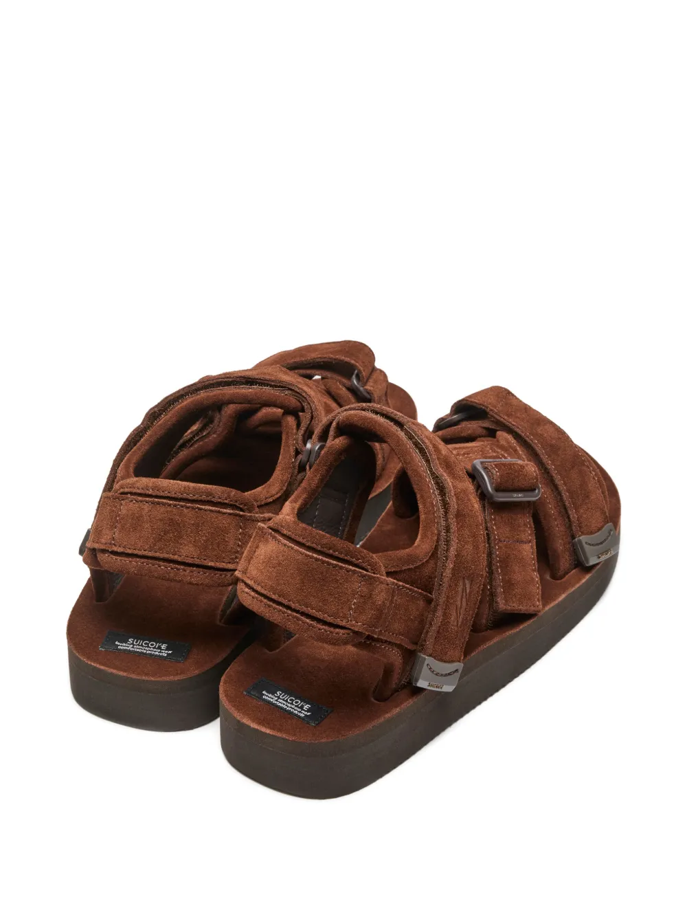 Suicoke Kisee sandalen met klittenband Bruin