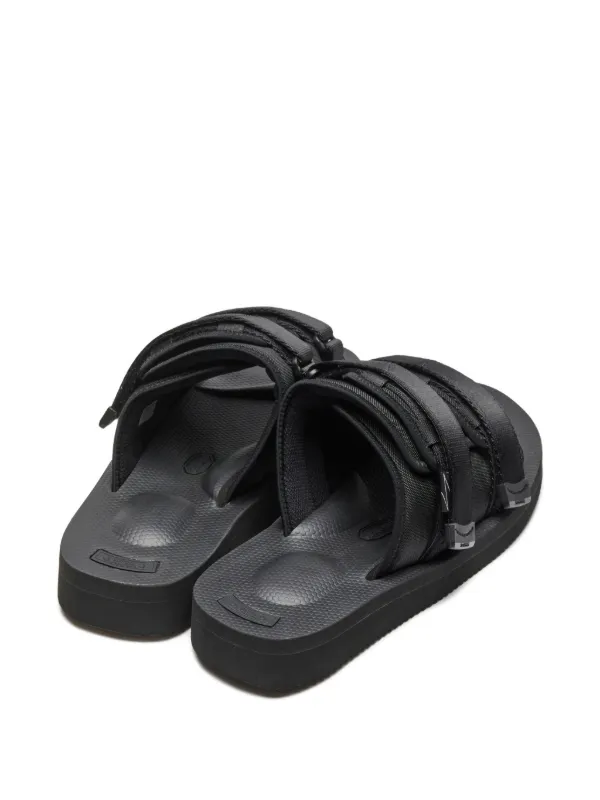 Suicoke Moto strap-detail Sandals | Black | FARFETCH