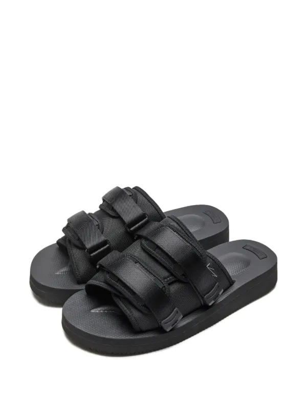 Suicoke Moto strap-detail Sandals | Black | FARFETCH