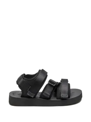 Suicoke Kisee-Cab Flat Sandals | Black | FARFETCH
