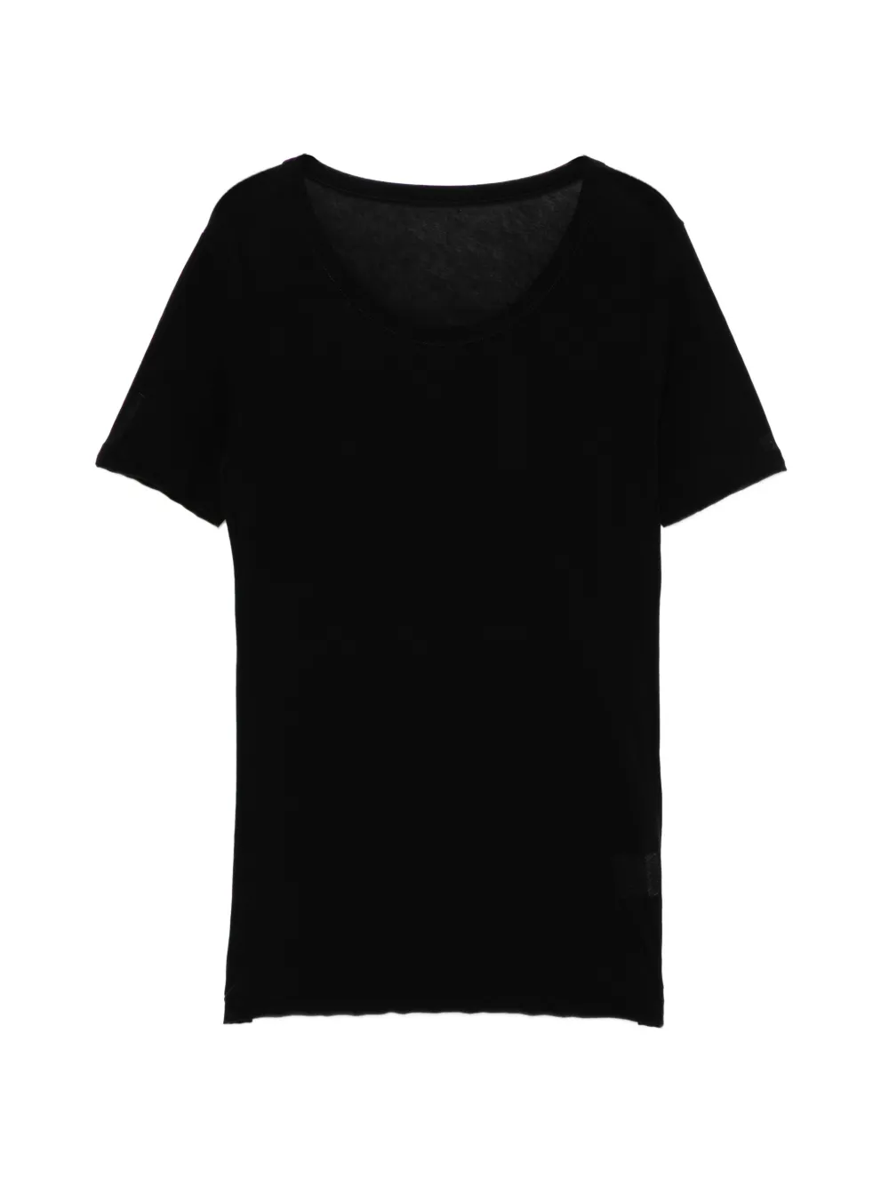 Yohji Yamamoto T-shirt in jersey di cotone - Nero