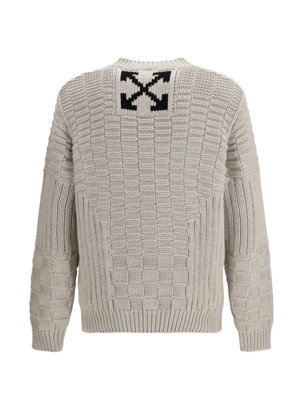 Off-White arrow 3D stitch knit crewneck | Knitted Sweaters | Image 2