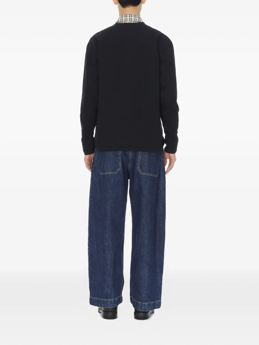 Studio Nicholson T-shirt met print Zwart