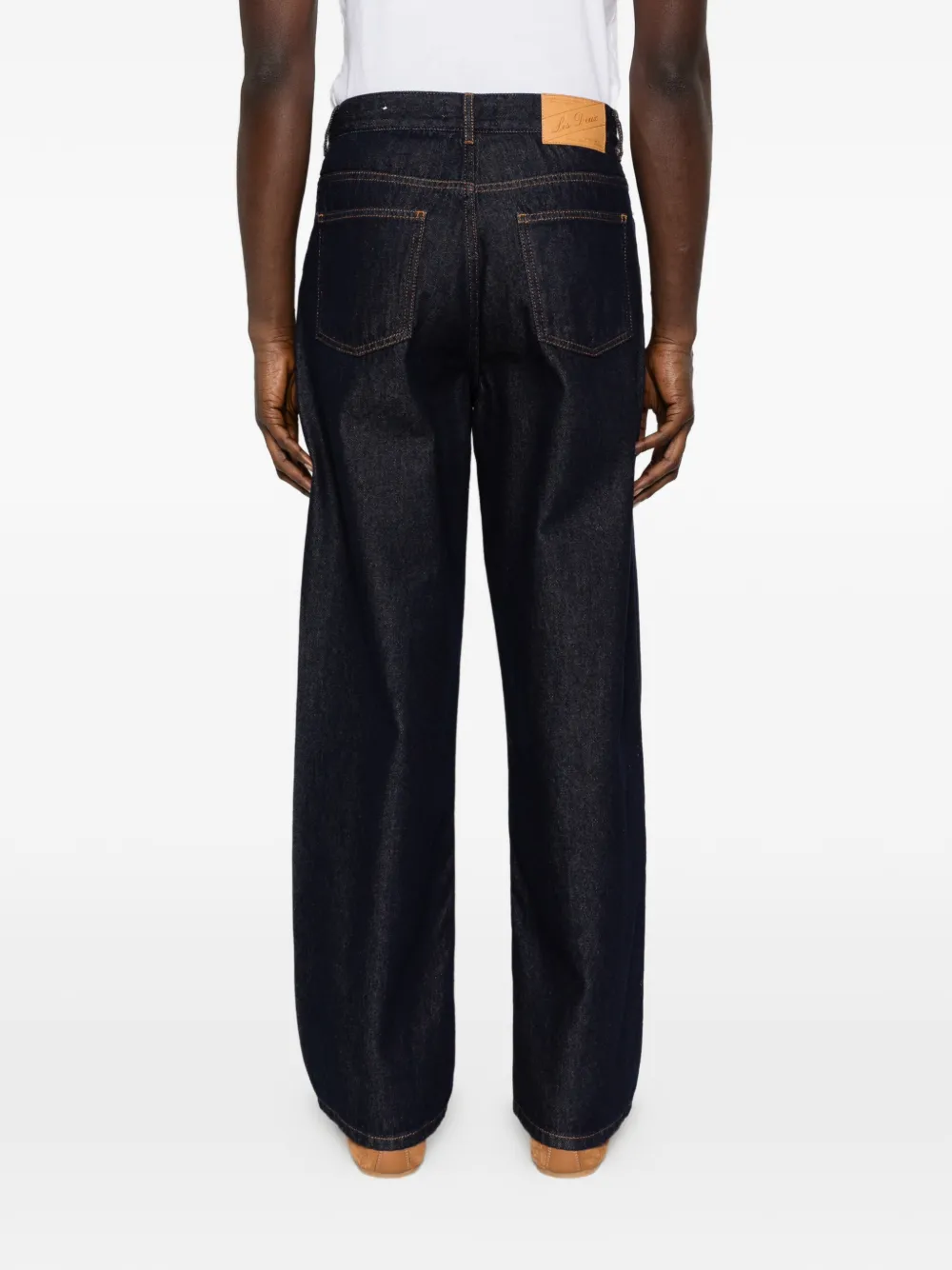 Les Deux Roi jeans met knopen Blauw
