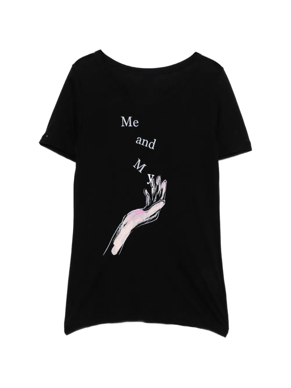 Yohji Yamamoto T-shirt con grafica - Nero