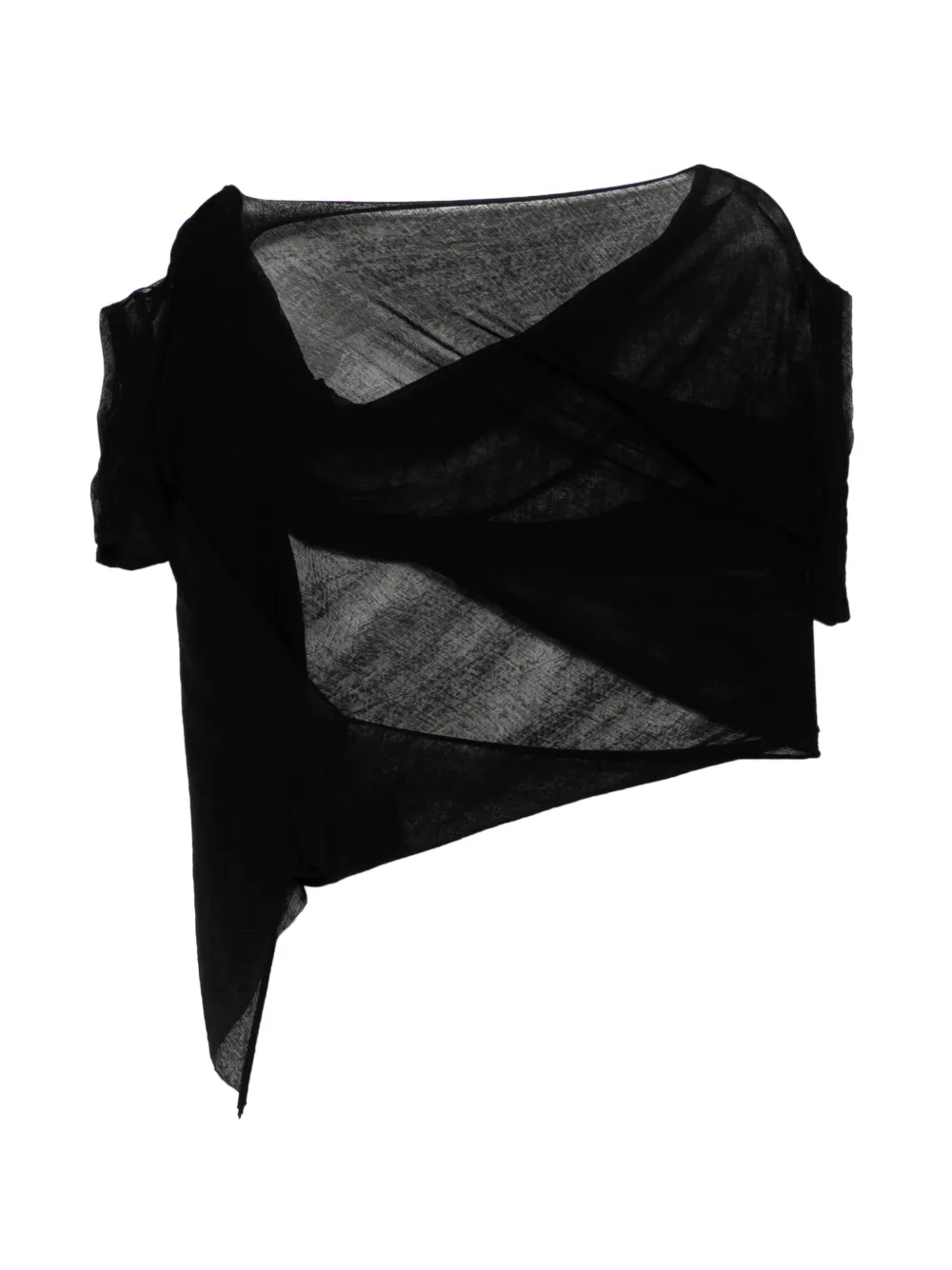Yohji Yamamoto Top smanicato - Bianco
