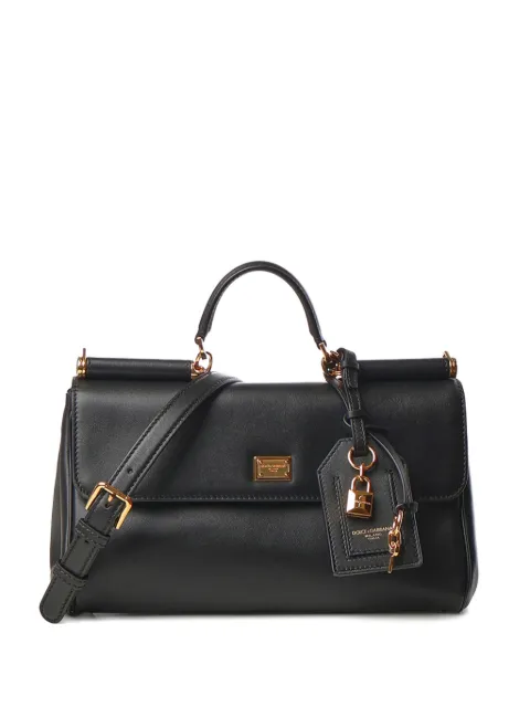 Dolce & Gabbana Sicily Plongé leather tote bag