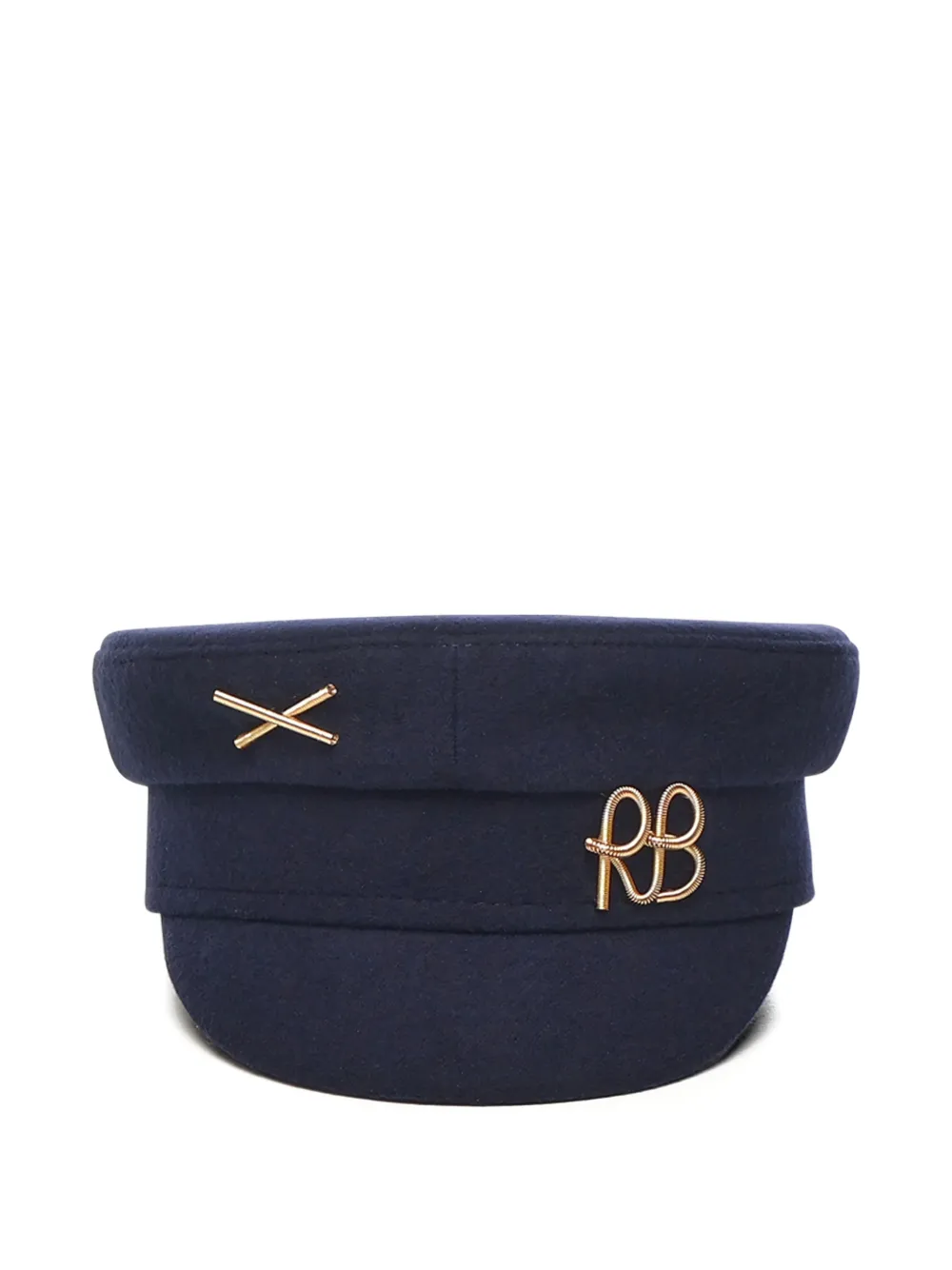 Ruslan Baginskiy logo-embellished Baker Boy cap - Blu