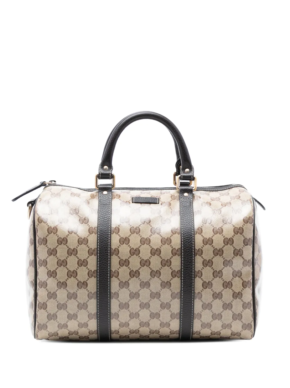 Gucci Pre-Owned 2016-2025 Medium GG Crystal Joy boston bag - Marrone