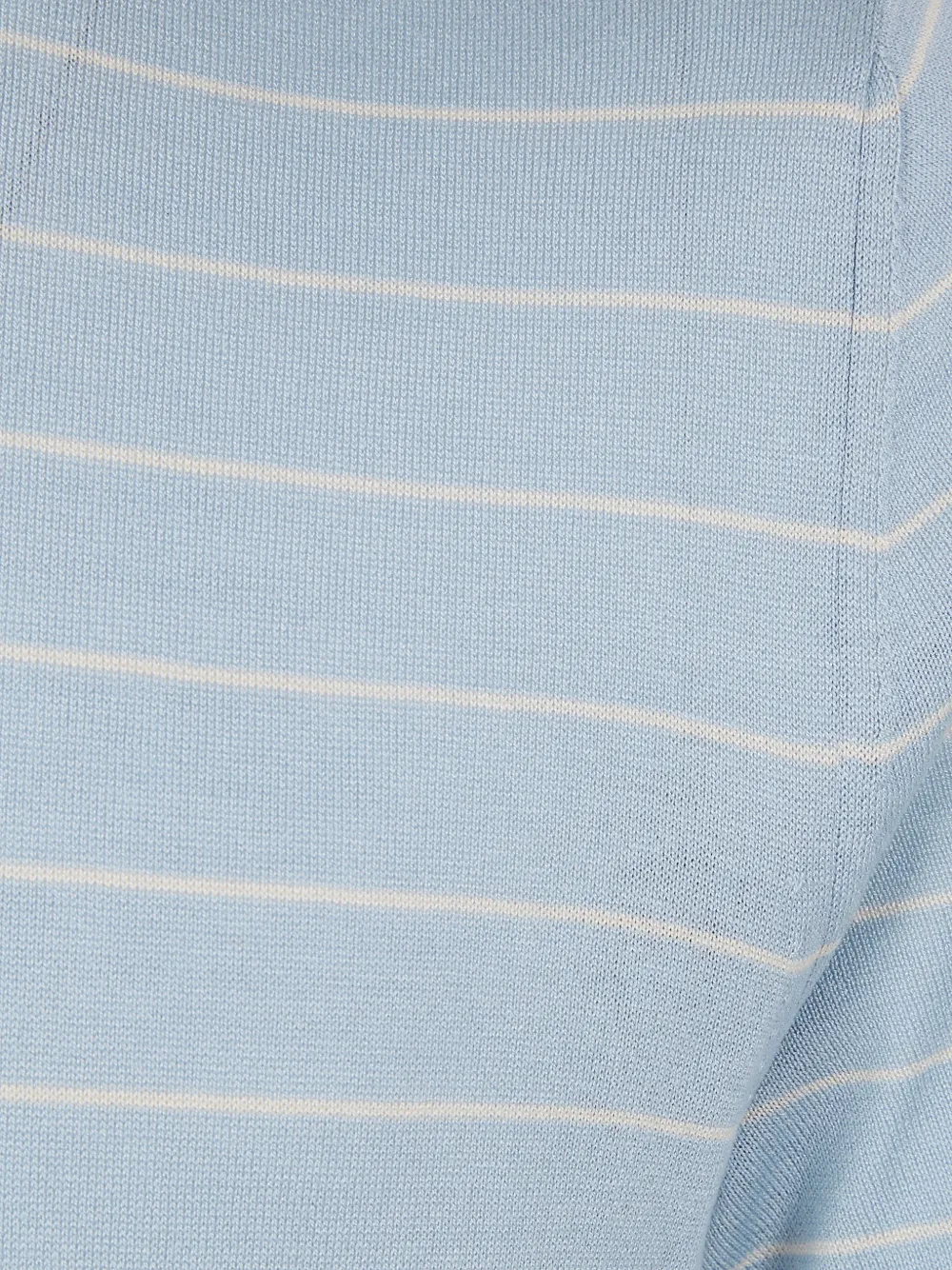 Striped Silk T-Shirt