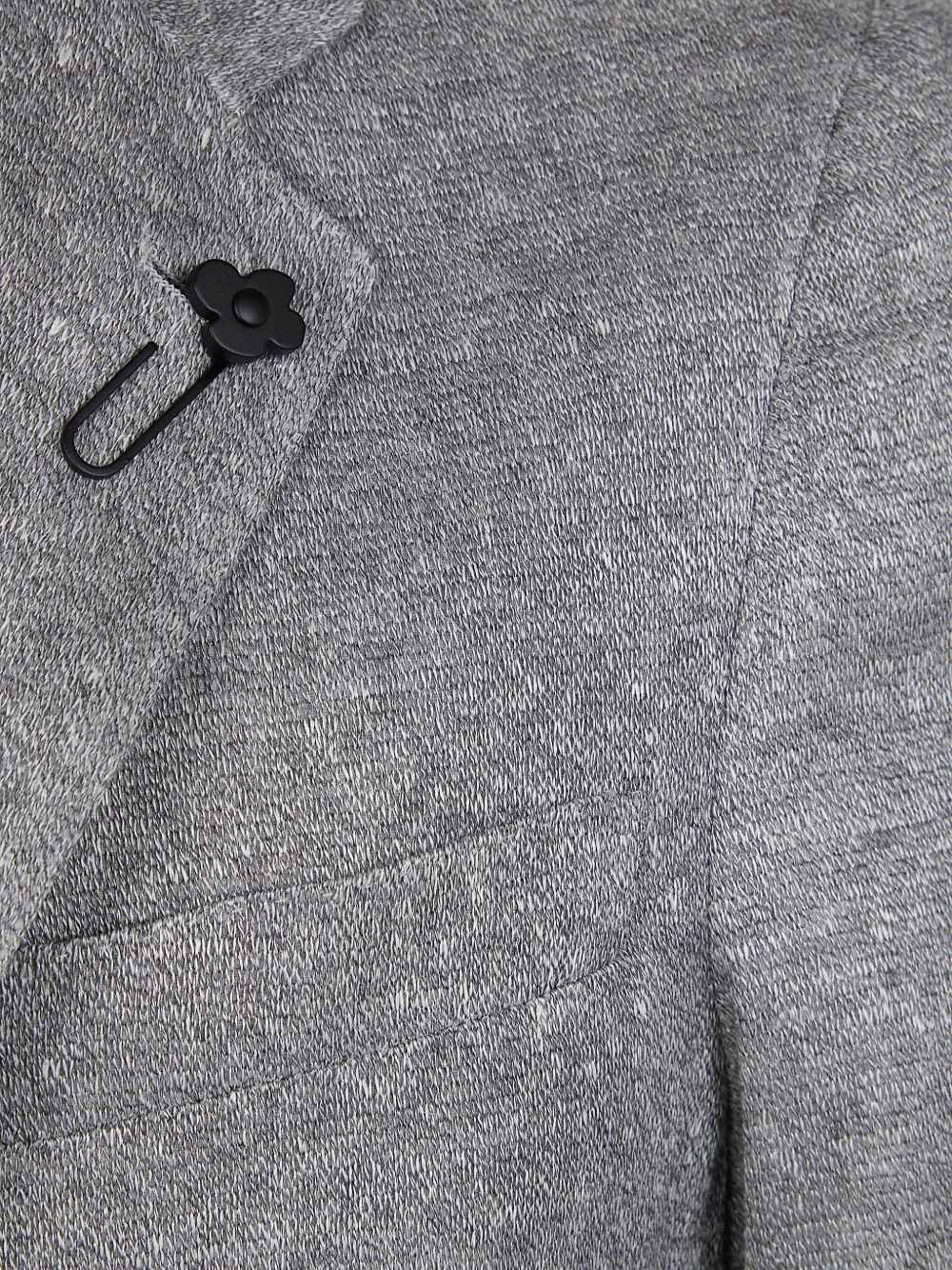 Lardini Blazer met bloemenprint Grijs
