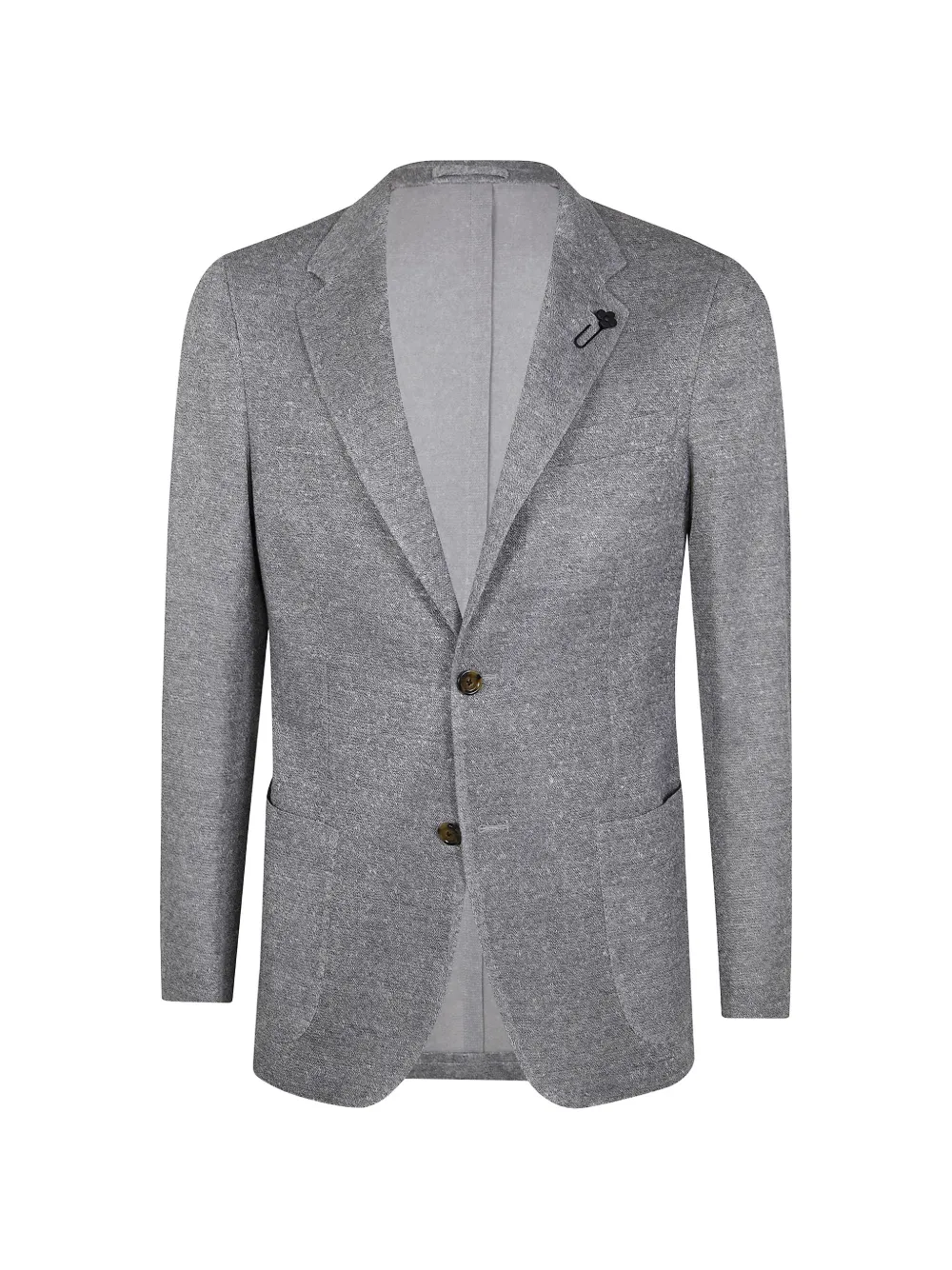 Lardini flower-pin blazer - Grigio