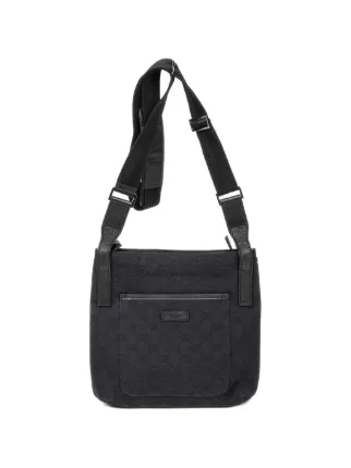 Gucci Pre-Owned モノグラム ショルダーバッグ | ブラック | FARFETCH JP