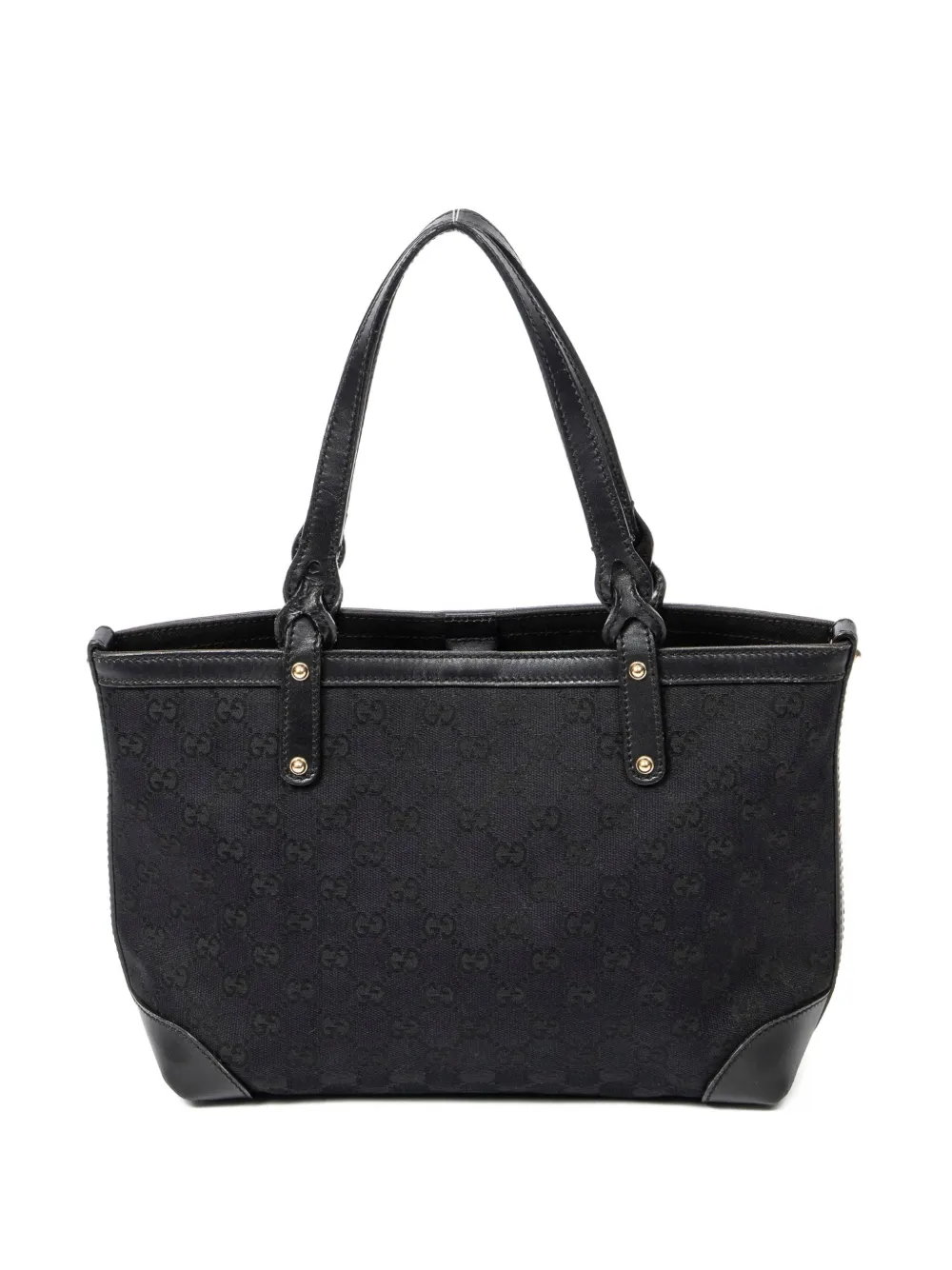 Gucci Pre-Owned Graft GG-pattern small tote bag - Nero