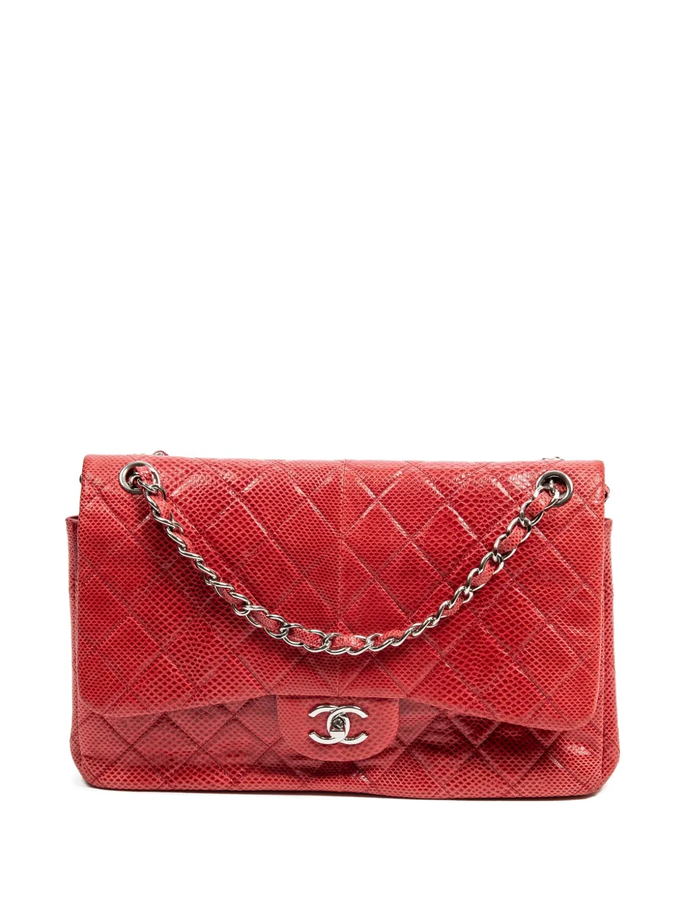 CHANEL Pre-Owned 2010-2011 Classic Double Flap shoulder bag - Rosso