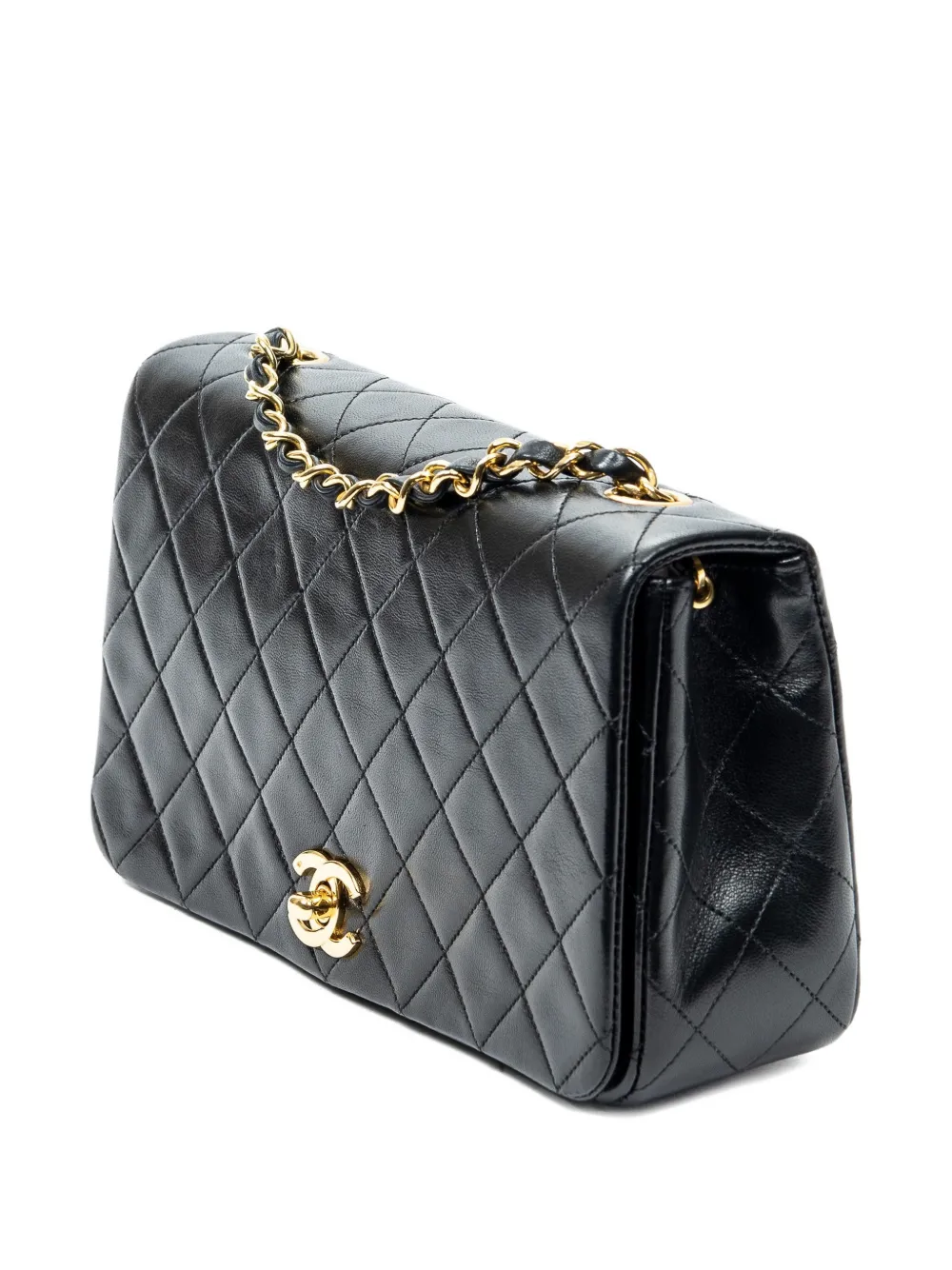 1989-1991 Mademoiselle Full Flap Quilted Chain Shoulder Bag