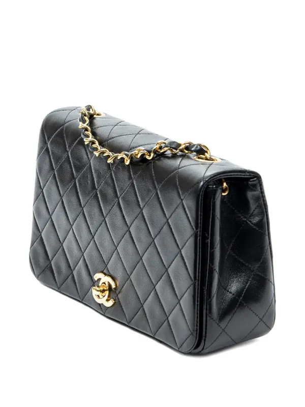 CHANEL Pre-Owned 1989-1991 マドモアゼル フルフラップ マトラッセ 
