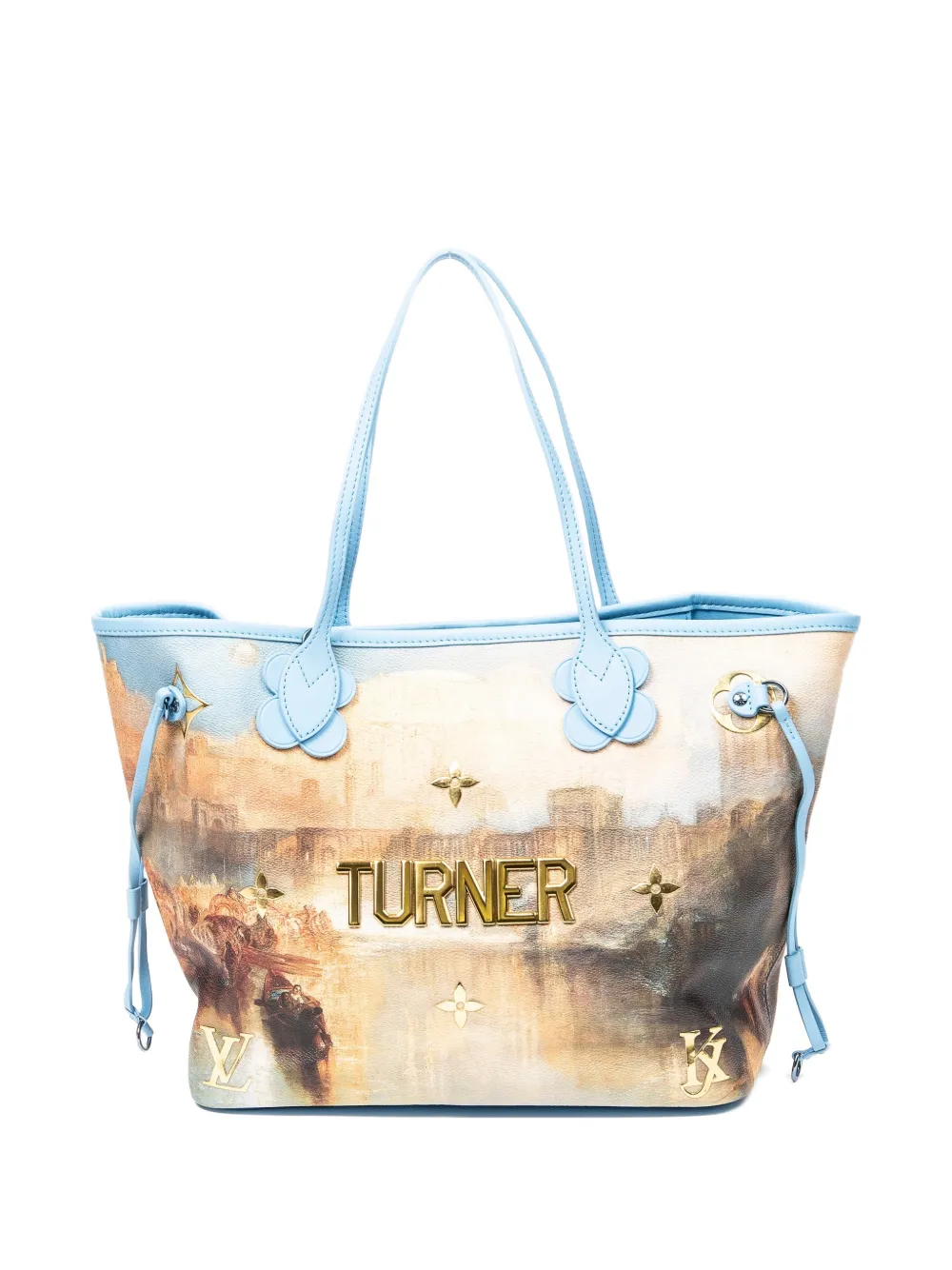 Louis Vuitton Pre-Owned x Jeff Koons Masters Collection Turner MM Neverfull tote bag - Toni neutri