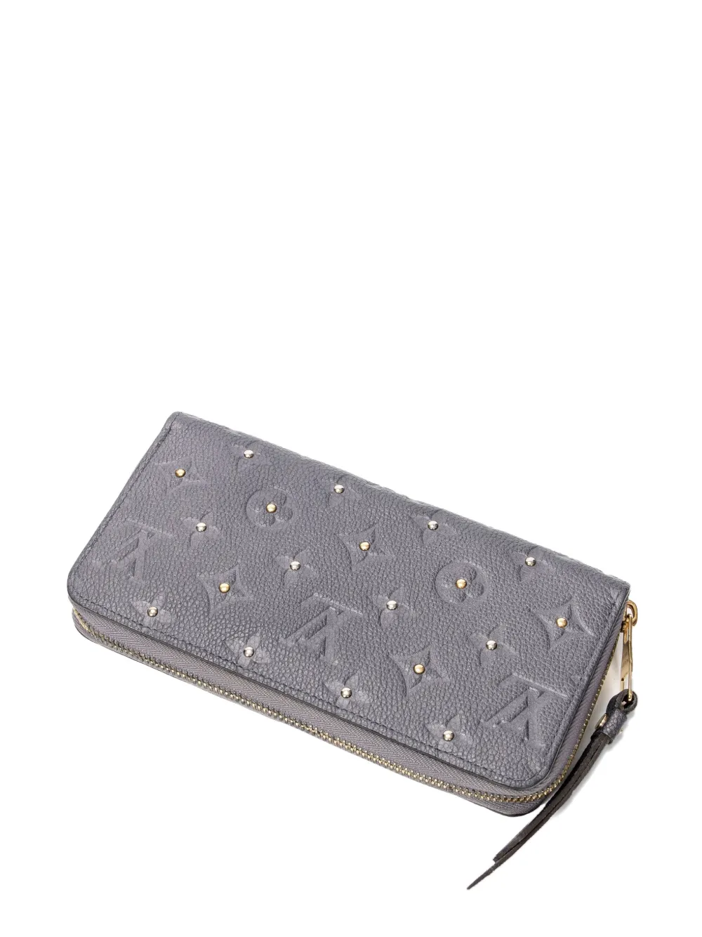Louis Vuitton Pre-Owned 2016 Zippy studded wallet - Grigio
