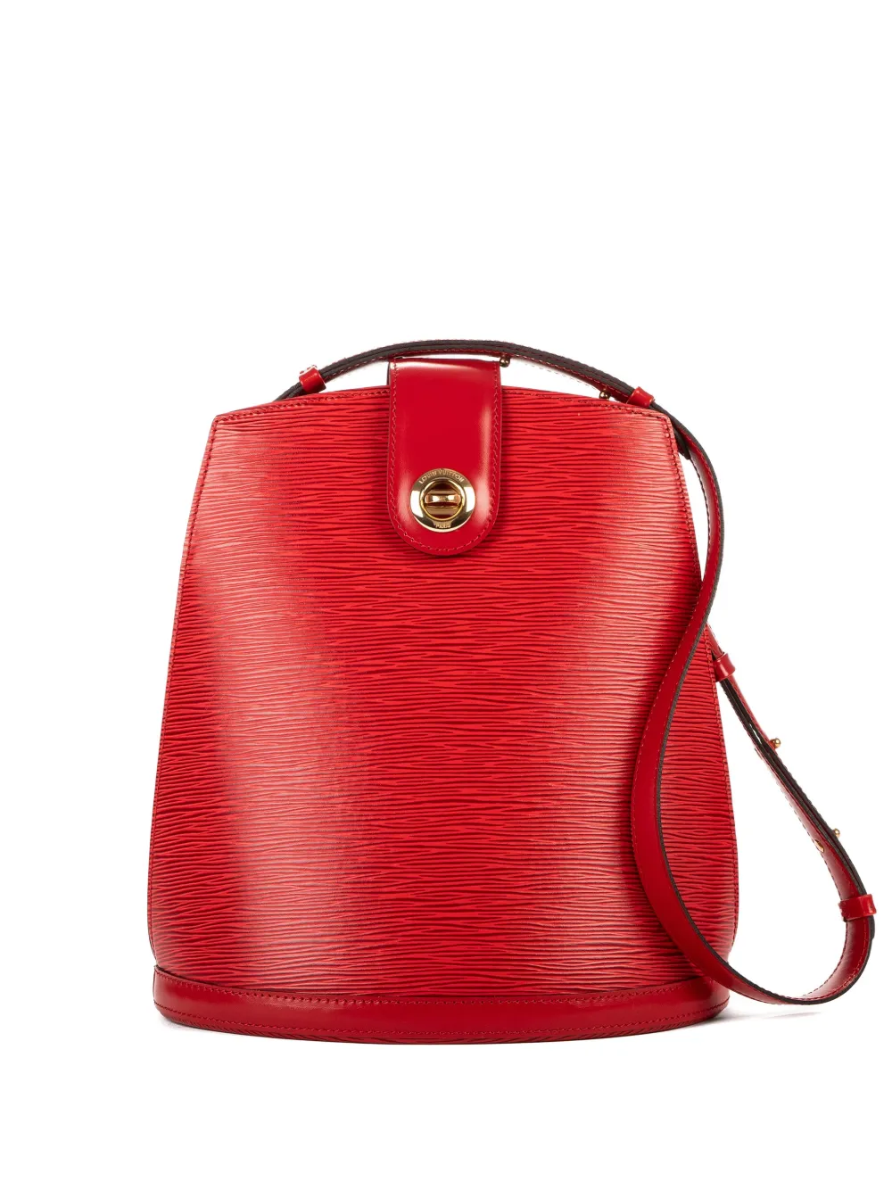 Louis Vuitton Pre-Owned Cluny épi-leather shoulder bag - Rosso