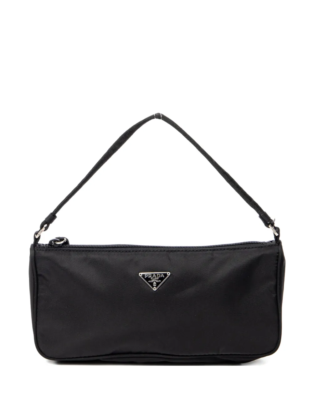 Prada Pre-Owned triangle-logo shoulder bag - Nero
