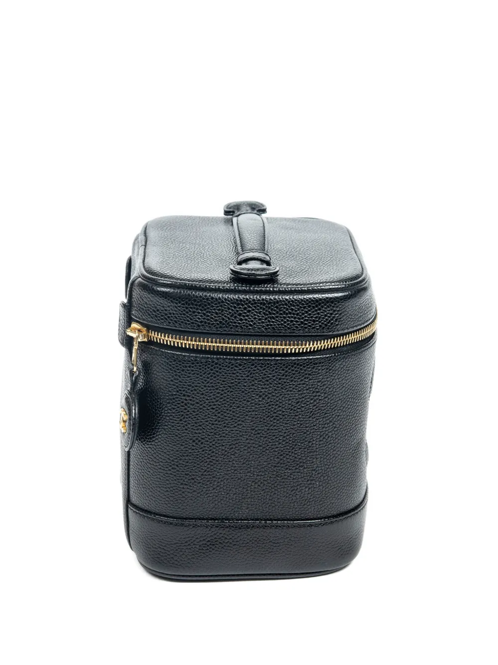 CHANEL Pre-Owned 2000-2002 CC Tall vanity case - Nero