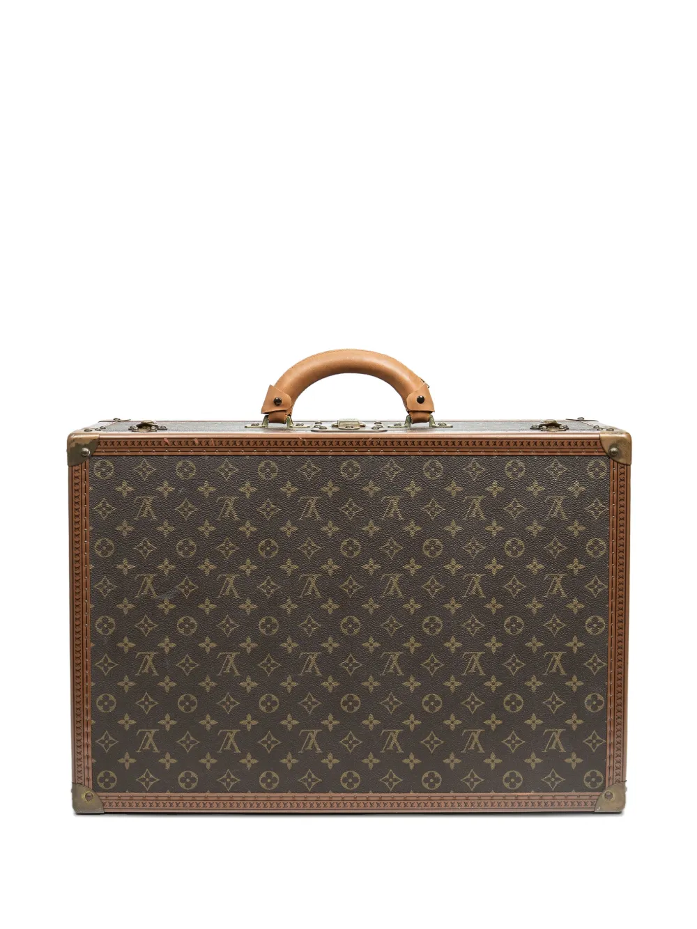 Louis Vuitton Pre-Owned 55 Bisten suitcase - Marrone