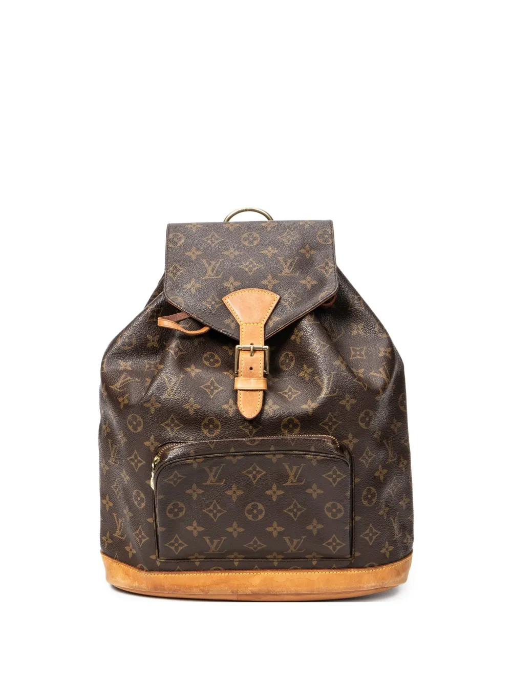 Louis Vuitton Pre-Owned GM Montsouris monogram-canvas backpack - Marrone