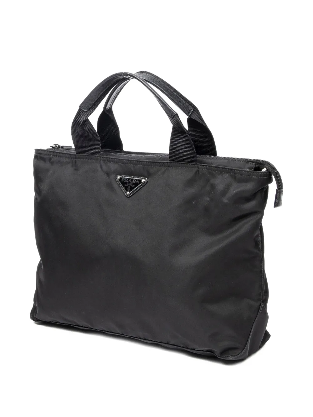 Medium Triangle-Logo Tote Bag