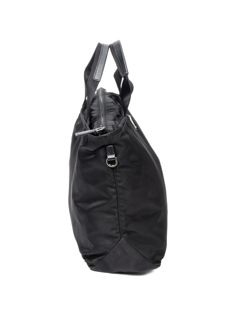 Medium Triangle-Logo Tote Bag