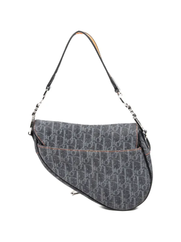 Christian Dior Pre-Owned フライト サドル ディオール オブリーク