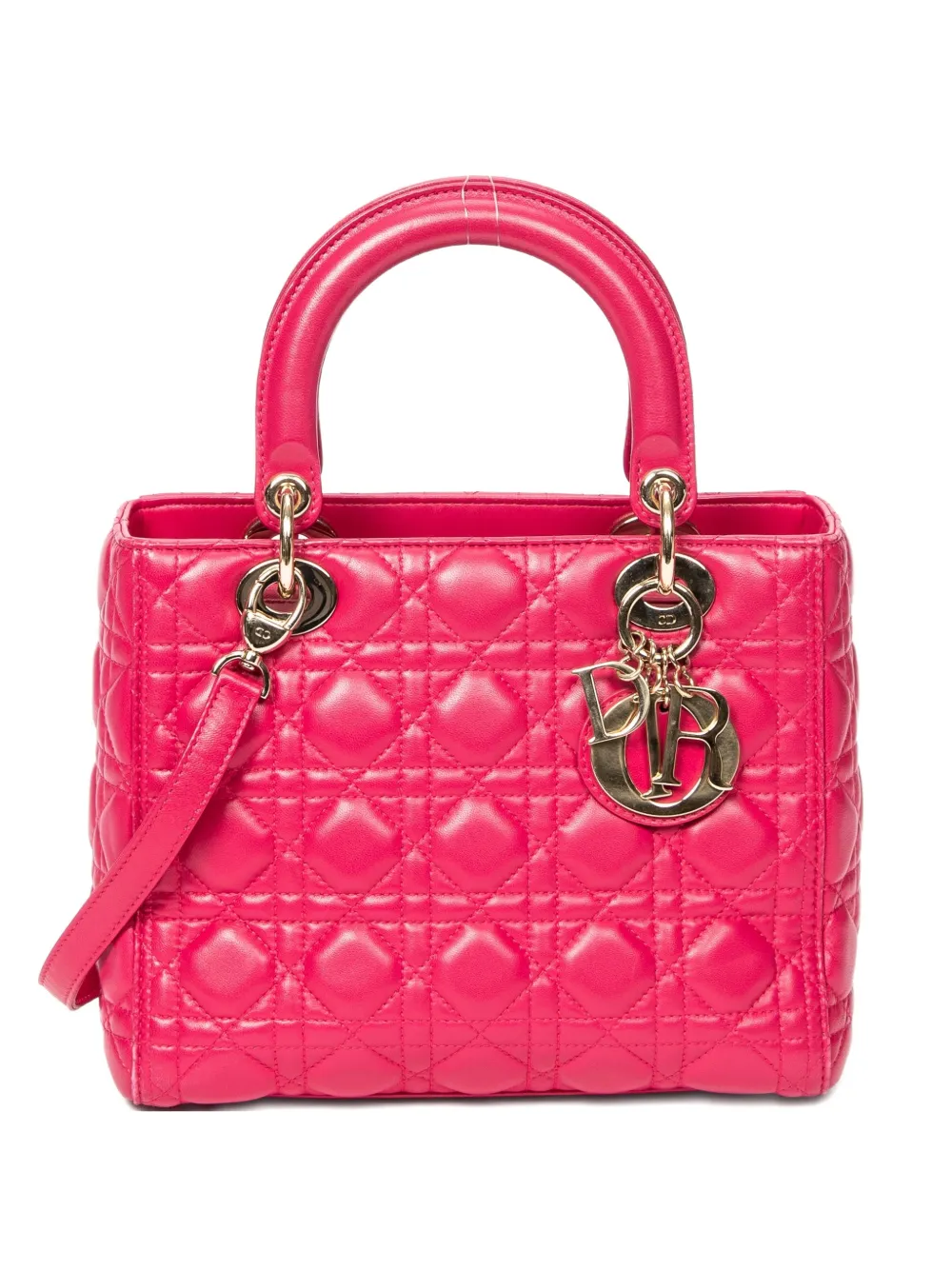 Christian Dior Pre-Owned medium Lady Dior tote bag - Rosa