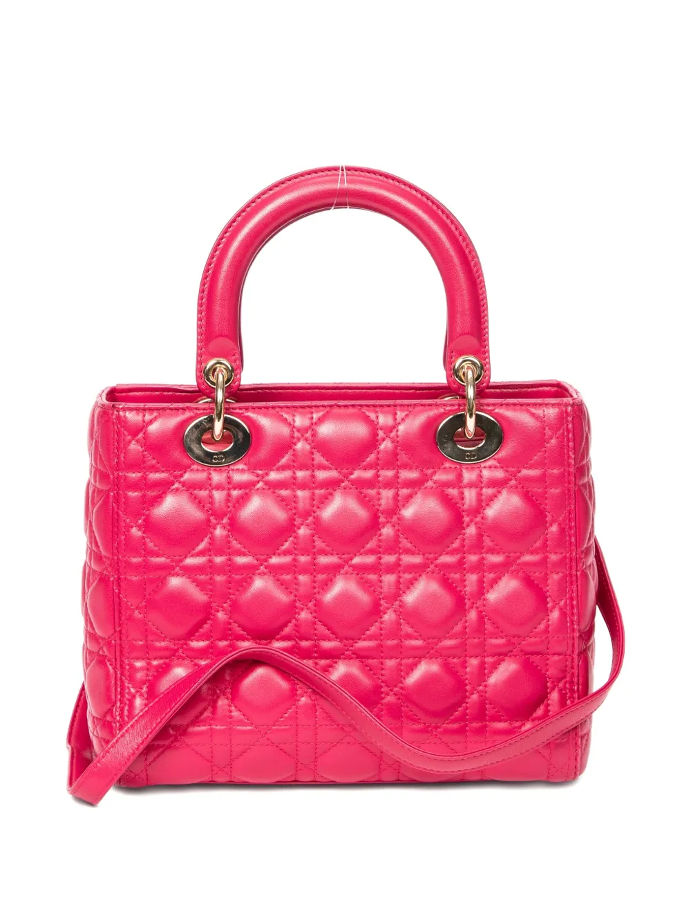 Christian Dior Pre-Owned Lady Dior Cannage shopper Roze